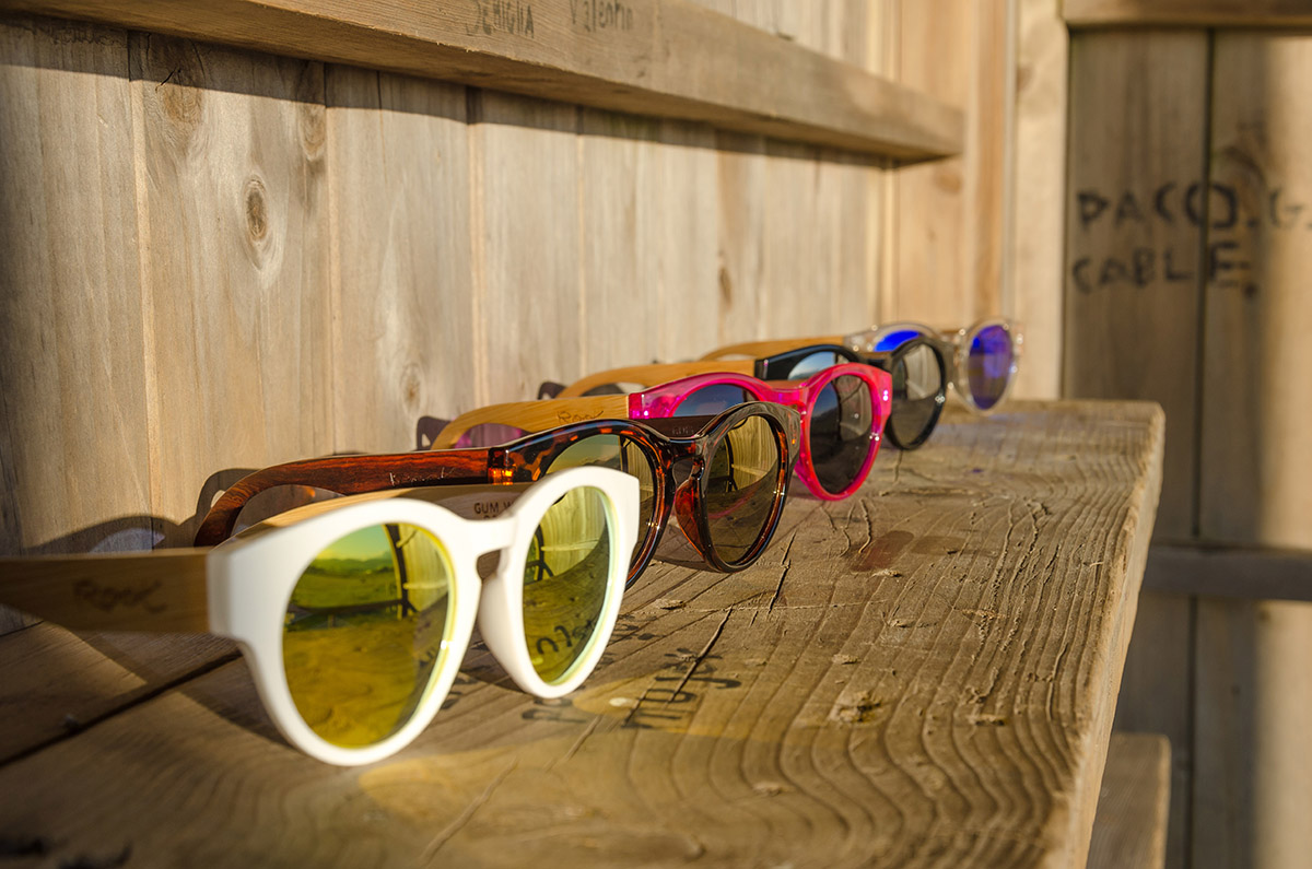 Gafas de sol Serie GUM con patillas de madera